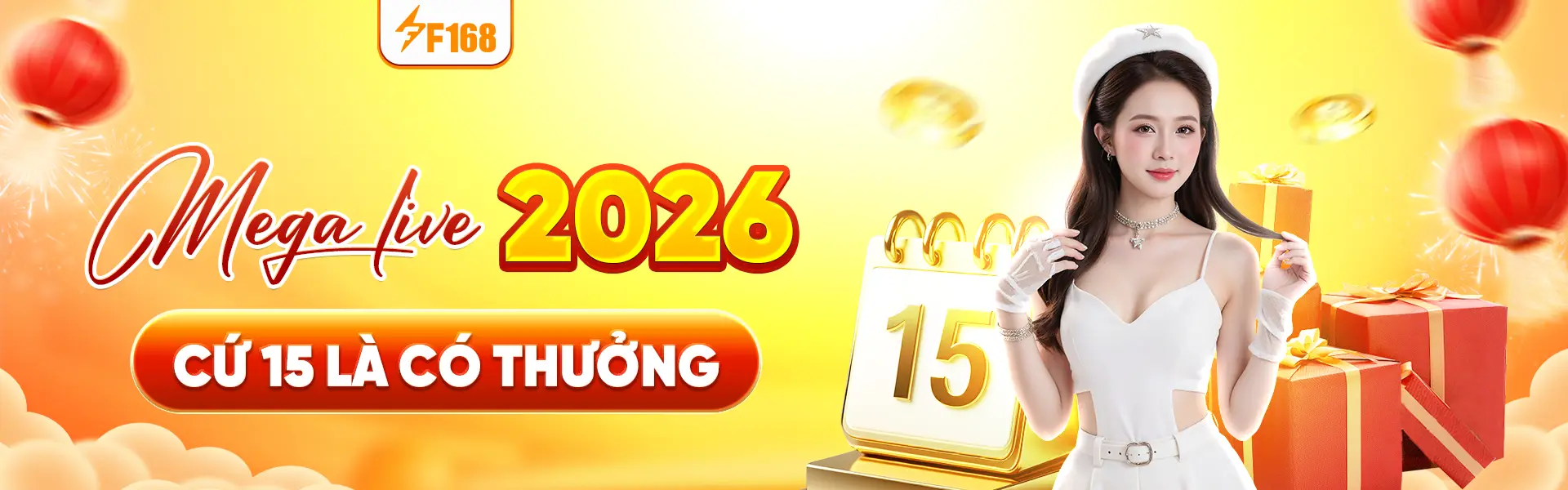 Mega live phát quà ngày 15 hàng tháng